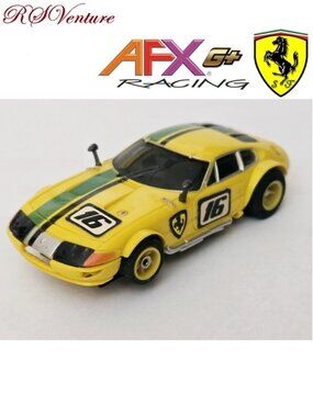 Vintage AFX '70s G-PLUS Ferrari Daytona slot car